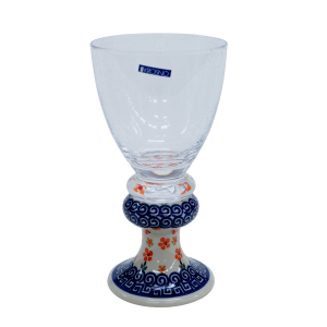 Wine glass with bubbles (A22 D8) 