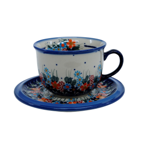 Cup and saucer (A44 D23)         