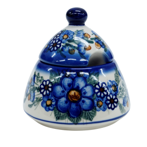 Sugar bowl  with lid (A78 D7)