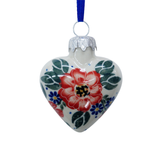 Heart Christmas ball (A457 D56)