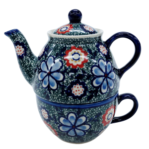 Teapot with a cup (A347 D42)