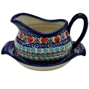 Sauce boat with a tray (A37 D30)