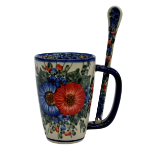 Cappuccino mug with a spoon (A20 D12)