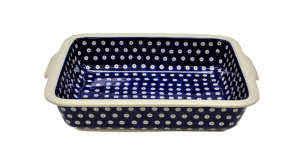 Ovenproof dish with handles (A121 D22)