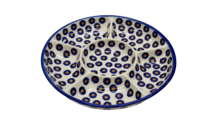Round divided plate (A172 D41)