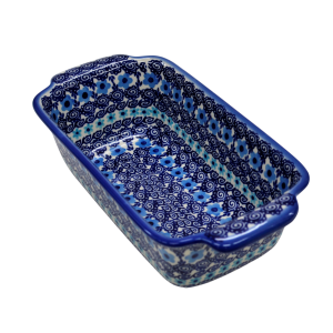 Forma ceramiczna z uszami do pieczenia chleba III (A182 D98)