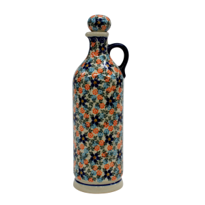 Butelka ceramiczna z korkiem duża 0,8l (A67 D83)