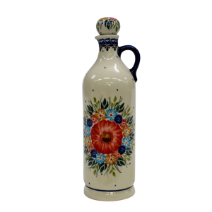 Butelka ceramiczna z korkiem duża 0,8l (A67 D60)