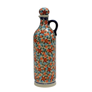 Butelka ceramiczna z korkiem duża 0,8l (A67 D54)