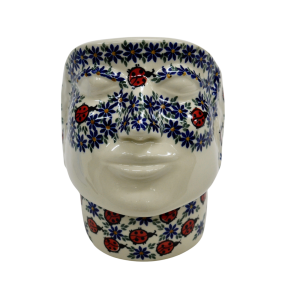 Ceramic flower pot HEAD (A470 D18)