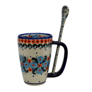 Cappuccino mug with a spoon (A20 D91)