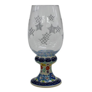 Glass STAR silver (A479 D26)