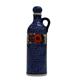 Ceramic bottle with cork small 0,6l (A64 D15)