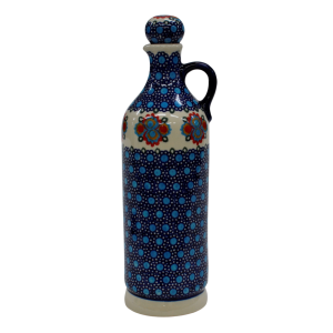 Butelka ceramiczna z korkiem duża 0,8l (A67 D82)