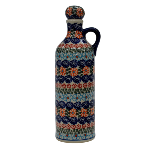Ceramic bottle with cork small 0,6l (A64 D35)