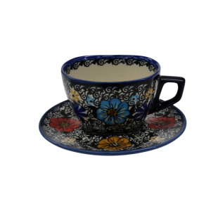Coffe cup with a saucer 300ml (A504 D66)  
