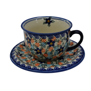 Cup and saucer (A44 D83)  
