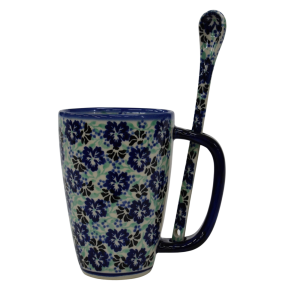 Cappuccino mug with a spoon (A20 D87)   