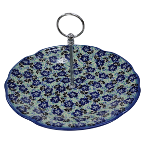 Large ceramic cake stand (A449 D87)    