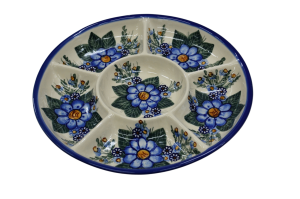 Round divided plate (A172 D7)