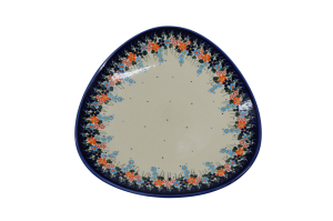 Talerz obiadowy półmisek Trójkąt 29,5 cm (A512 D23)        