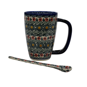 Cappuccino mug with a spoon (A20 D48)  