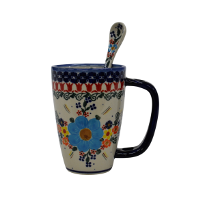 Cappuccino mug with a spoon (A20 D59)      