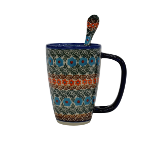 Cappuccino mug with a spoon (A20 D62)      