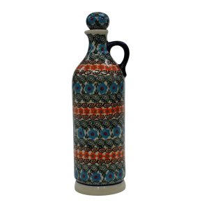 Butelka ceramiczna z korkiem duża 0,8l (A67 D62)   