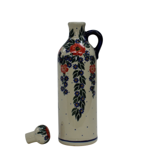 Ceramic bottle with cork small 0,6l (A64 D56)    