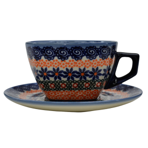 Coffe cup with a saucer 300ml (A504 D77)    