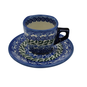 Espresso cup with saucer (A517 D75)   