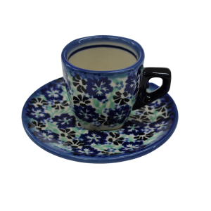 Espresso cup with saucer (A517 D87)      