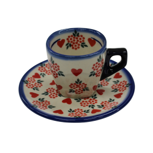 Espresso cup with saucer (A517 D88)           