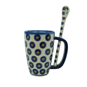 Cappuccino mug with a spoon (A20 D41)