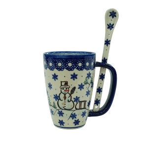 Cappuccino mug with a spoon (A20 D33)