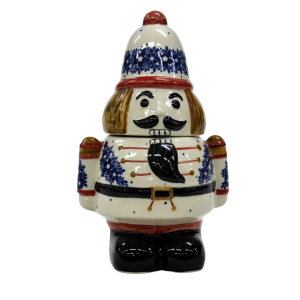 Nutcracker Soldier container with lid (A520 D51)        