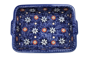 Ovenproof dish with handles (A121 D80)    