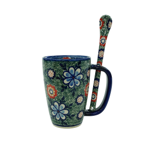 Cappuccino mug with a spoon (A20 D42)
