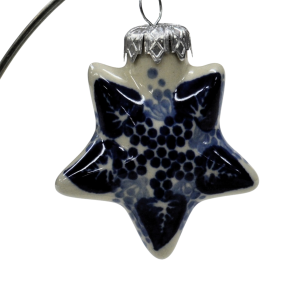 Christmas ornament STAR (A489 D118) 
