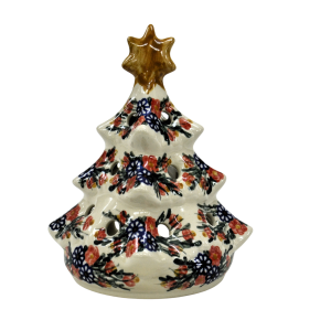 Ceramic Christmas tree lantern (A526 D68) 