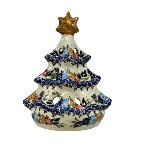 Ceramic Christmas tree lantern (A526 D60) 