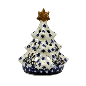 Ceramic Christmas tree lantern (A526 D33)  