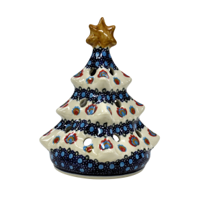Ceramic Christmas tree lantern (A526 D82)    