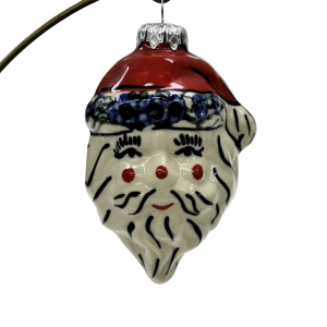 Ceramic Christmas ornament SANTA (A317 D36)      