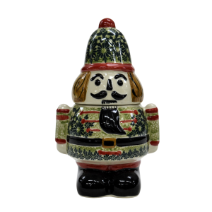 Nutcracker Soldier container with lid (A520 D49)