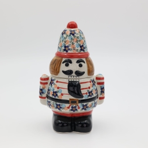 Nutcracker Soldier container with lid (A520 D83)          