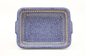 Ovenproof dish with handles (A121 D29)  