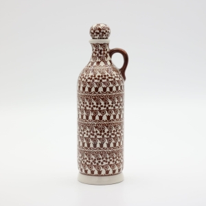 Ceramic bottle with cork large 0,8l (A67 D50)