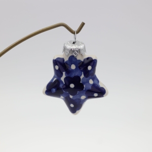 Christmas ornament STAR (A489 D126)     